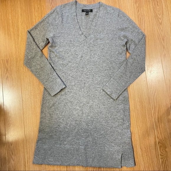 NWOT Banana Republic Grey Merino Wool Sweater Dress – XS - Picture 3 of 16